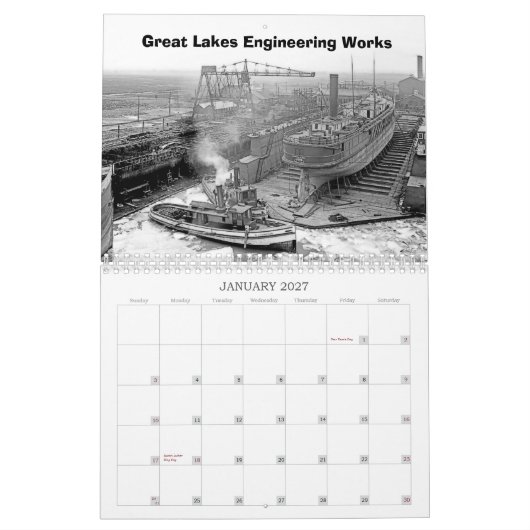 Calendrier Chantiers navaux (Jan 2027)