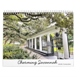 Calendrier charmant de Savannah 2026