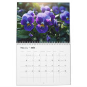 Calendrier Charmante Fleur Photographie Mois de naissance Fle (Feb 2026)