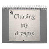 Calendrier Chasing my dreams | Persiguiendo mis sueños (Protection)