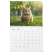 Calendrier Chat 2026 | Calendrier Mural 12 Mois (Mar 2027)