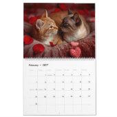 Calendrier Chat 2026 | Calendrier Mural 12 Mois (Feb 2027)