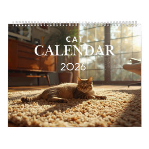 Calendrier Chat 2026 Calendrier Mural 12 Mois