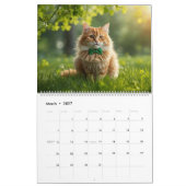 Calendrier Chat 2026 | Calendrier Mural 12 Mois (Mar 2027)