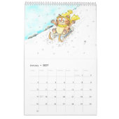 Calendrier Chat Amusant  (Jan 2027)