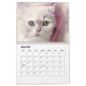 Calendrier Chat d'art abstrait (Mar 2027)