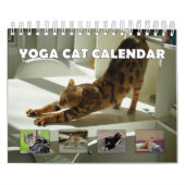 Calendrier Chat de Yoga (Protection)