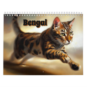 Calendrier Chat du Bengale