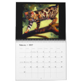 Calendrier Chat du Bengale (Feb 2027)