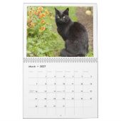 Calendrier Chat Noir 2027 (Mar 2027)