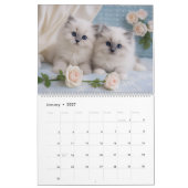 Calendrier Chat Shabby Chic 2027 (Jan 2027)