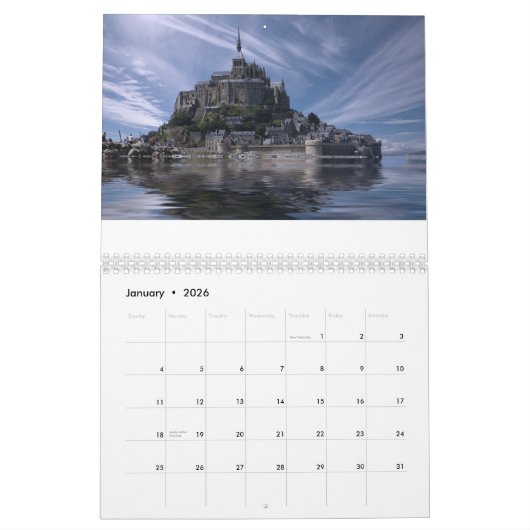 Calendrier Châteaux Cool (Jan 2026)
