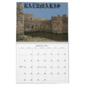 Calendrier Châteaux du Pays de Galles (Mar 2027)