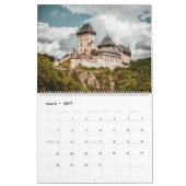 Calendrier Châteaux Quatre saisons conte de fées Wall (Mar 2027)