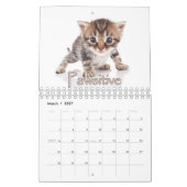 Calendrier Chatons adorables & Chatons de coeur Chat Mur (Mar 2027)