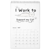 calendrier chats (Jan 2027)