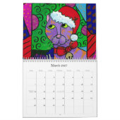Calendrier Chats 2010 d'art (Mar 2027)