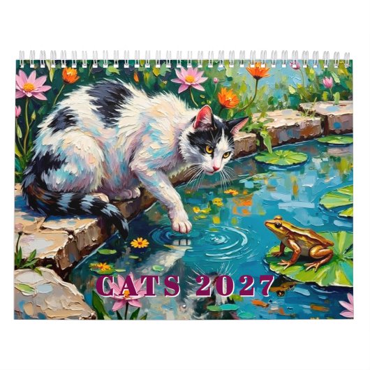 Calendrier Chats 2027 (Protection)