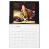 Calendrier Chats abyssiniques (Feb 2027)