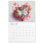 Calendrier Chats Calico (Feb 2027)