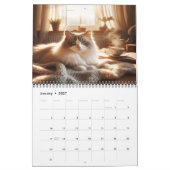 Calendrier Chats confortables Ragdoll : une année de confort (Jan 2027)