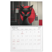 Calendrier Chats Cubisme Abstrait (Feb 2027)