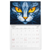 Calendrier Chats Cubisme Abstrait (Mar 2027)