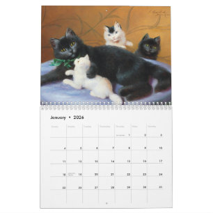 Calendrier Chats dans l'Art Classique