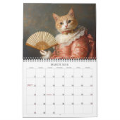 Calendrier Chats dans les tableaux anciens maîtres 2026 Calen (Mar 2026)