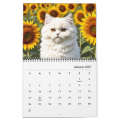 Calendrier Chats de tournesol 2025 (Jan 2027)