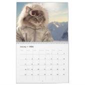 Calendrier Chats en vacances (Jan 2026)