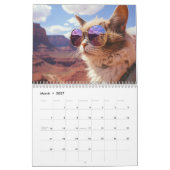 Calendrier Chats en vacances (Mar 2027)
