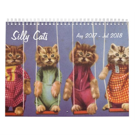 Calendrier Chats et chatons idiots - août 2017-juillet 2018 (Protection)