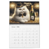 Calendrier Chats Festifs Pour Chaque Mois Spécial 20XX (Jan 2026)