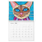 Calendrier Chats mignons (Jan 2026)