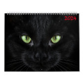 Calendrier chats noirs mignons (Protection)