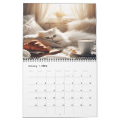 Calendrier Chats persans élégants dans des moments douillets  (Jan 2026)
