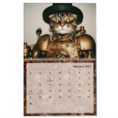 Calendrier Chats Steampunk Rétro Futuristic Felines Victorian (Feb 2027)