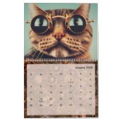 Calendrier Chats Steampunk Rétro Futuristic Felines Victorian (Jan 2026)