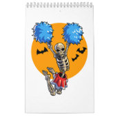 Calendrier Cheerled Skeleton Halloween Cheer Maman Filles Wo (Protection)
