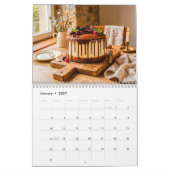 Calendrier Cheesecake Délicieux (Jan 2027)