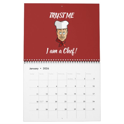 Calendrier Chef (Jan 2026)