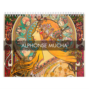 Calendrier Chef-d'œuvre d'Alphonse Mucha