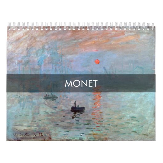 Calendrier Chef-d'œuvre de Claude Monet (Protection)