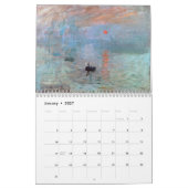 Calendrier Chef-d'œuvre de Claude Monet (Jan 2027)