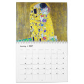 Calendrier Chef-d'œuvre de Gustav Klimt (Jan 2027)