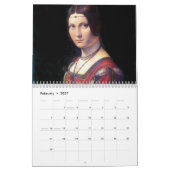 Calendrier Chef-d'œuvre de Léonard de Vinci (Feb 2027)