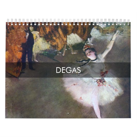 Calendrier Chef-d'œuvre d'Edgar Degas (Protection)