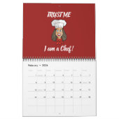 Calendrier Chef femme (Feb 2026)