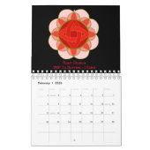 Calendrier "Chemin Chakra" Guérir les Mandalas (Feb 2026)